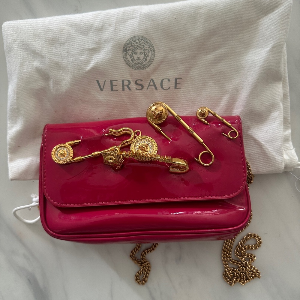 Versace hot pink bag